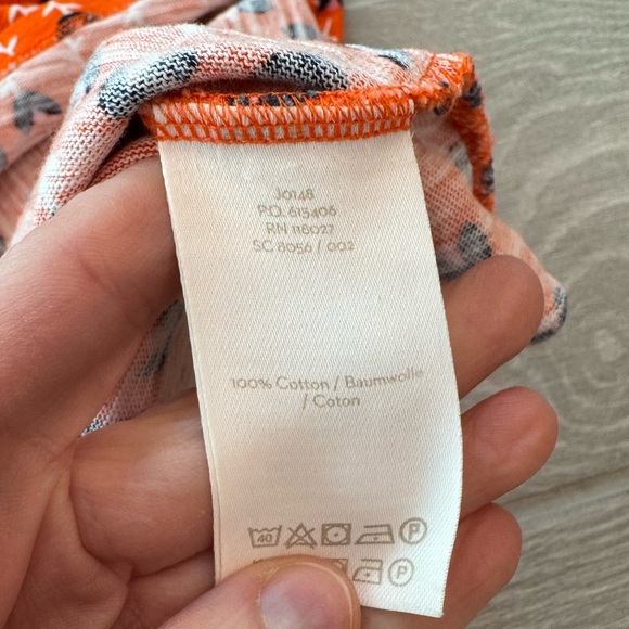 BODEN Phoebe Jersey Knit Orange Popsicle Tulip Dress w Pockets Size 6R VGUC - Picture 4 of 4